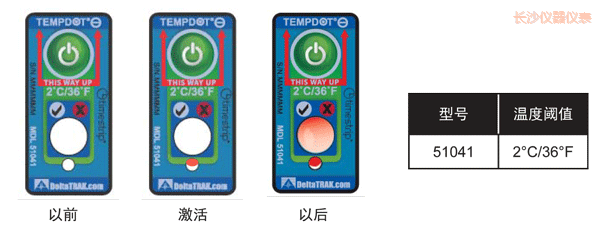 長沙溫度指示標(biāo)簽 累計下降溫度的標(biāo)簽